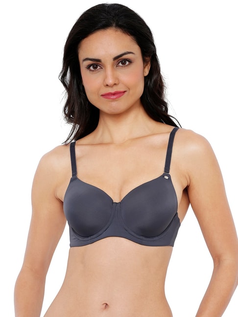 Buy SOIE Wome's Full Coverage, Padded, Non-wired Seamless Bra With Medium  Coverage Brief Online