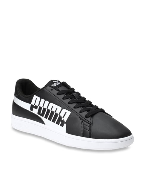 puma full black sneakers