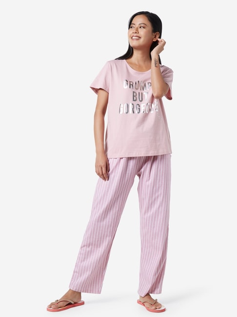 Buy Wunderlove by Westside Taupe Shirt And Pyjamas Set for Online @ Tata  CLiQ