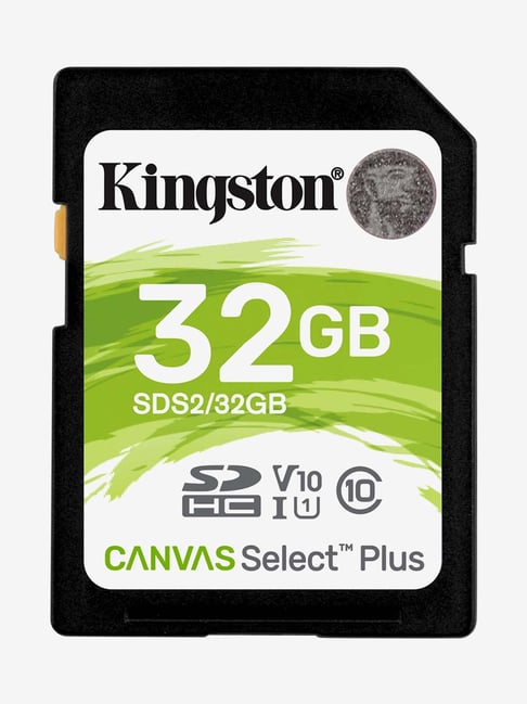 Kingston 32 GB Class 10 SD Memory Card Canvas Select Plus, Black