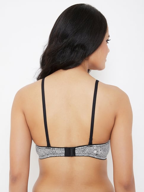 Buy Clovia Padded Non-Wired Full Coverage Lace Bra - Black at Rs.480 online