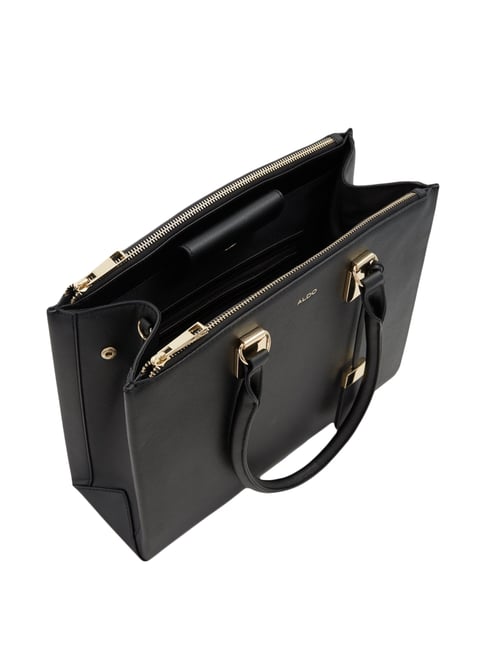 Aldo Viorica Black Textured Large Handbag From Aldo At Best Prices On