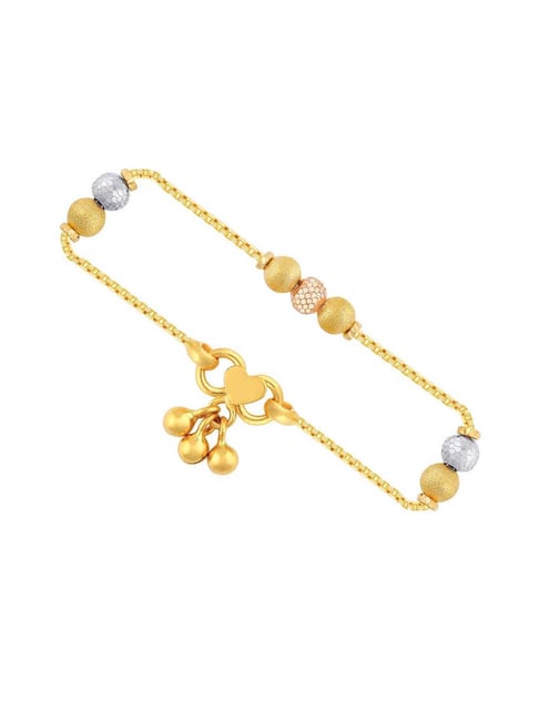 Buy Malabar Gold and Diamonds Starlet 22 kt Gold Anklet for Girls ...