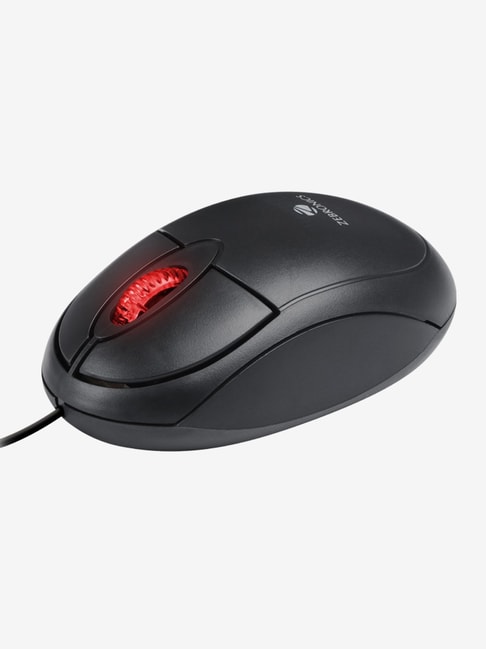 Zebronics Zeb-Rise Wired Mouse (Black)