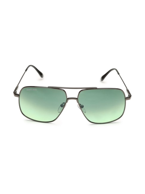 Fastrack Polarized Rectangular Men's Sunglasses - (P440GR1P|58|Green Color  Lens) - Price History