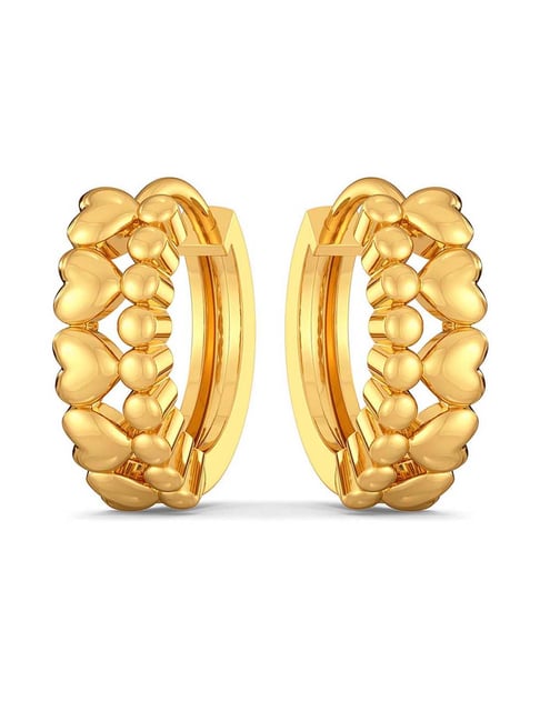 Buy Melorra 18k Golden & Diamond Bar Code Earrings for Women Online At Best  Price @ Tata CLiQ