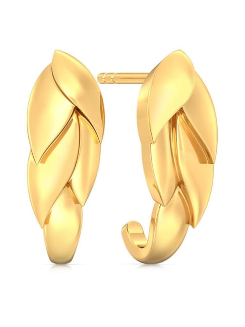 Melorra 18K Bar O Lace Gold Earrings  Amazonin Fashion