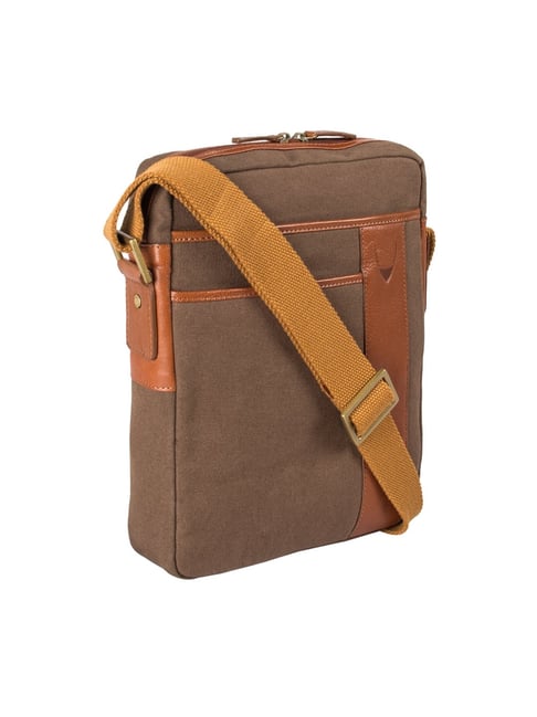 Buy Hidesign Nausar 02 Brown Solid Leather Sling Bag For Men At Best Price @ Tata CLiQ