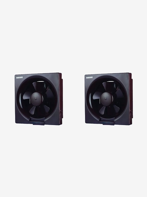 Usha crisp air ,pack of 2,, 200 mm 5 Blade Exhaust Fan  (black, Pack of 2)