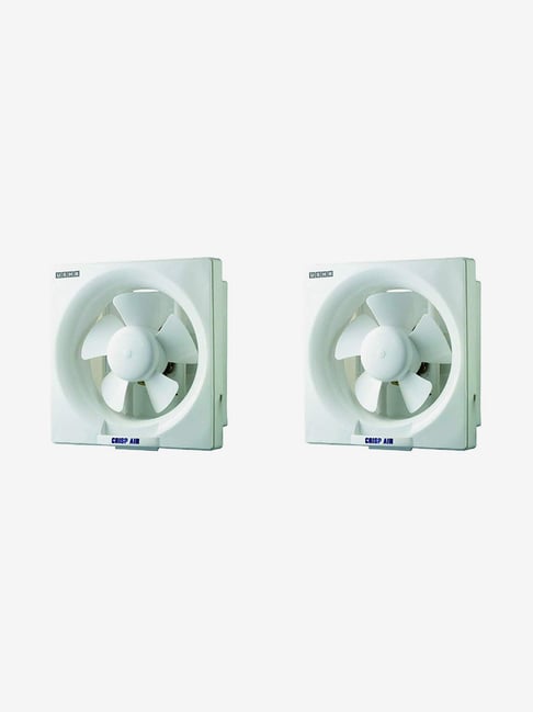 Usha crisp air, pack of 2 200 mm 5 Blade Exhaust Fan  (White, Pack of 2)