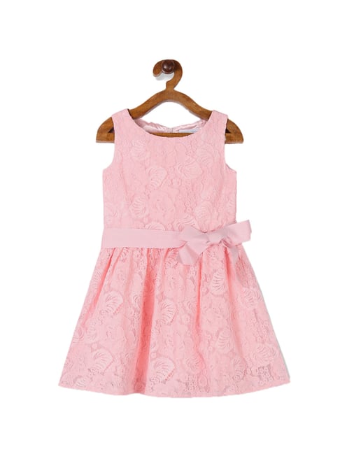 The Childrens Place The Children's Place Kids Pink Lace Dress