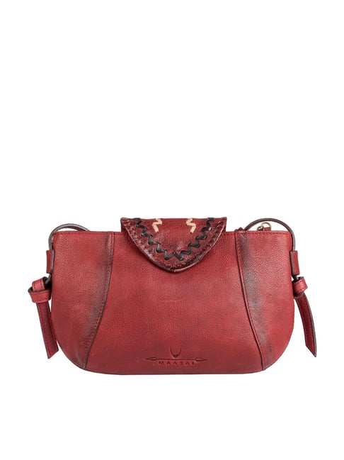 Buy Hidesign Bonnie Tan Leather Sling Bag Online At Best Price @ Tata CLiQ