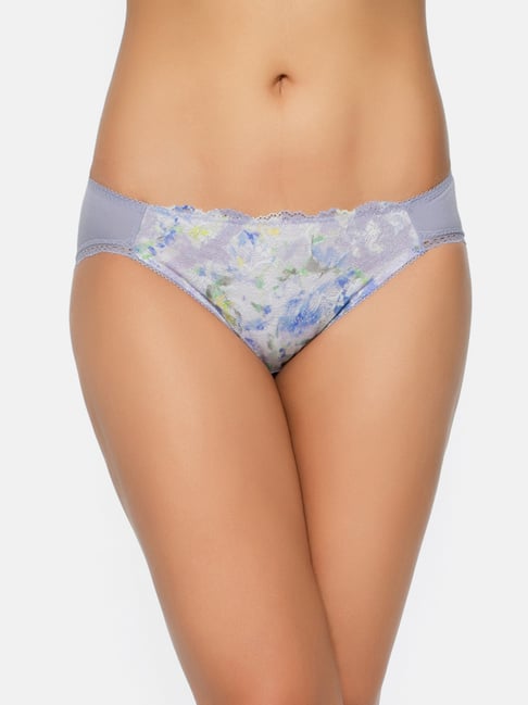 Wacoal Grey Printed Wacoal Bikini Panty