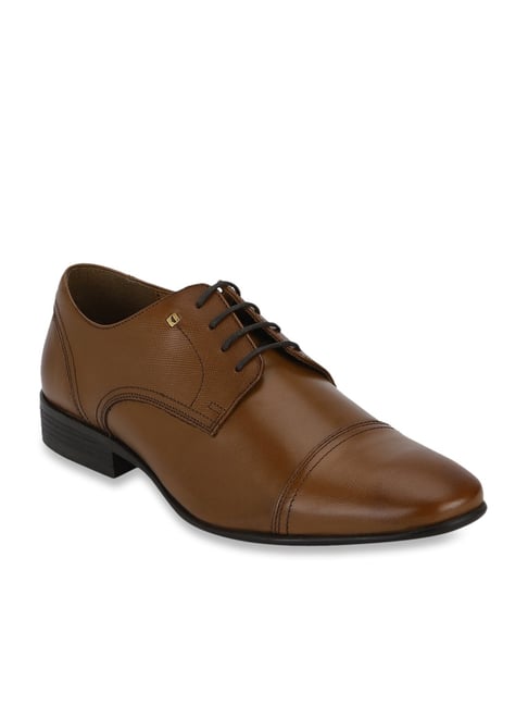 Red Tape Men's Tan Derby Shoes