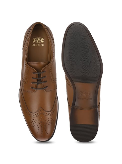 Buy Red Tape Tan Brogue Shoes for Men at Best Price Tata CLiQ