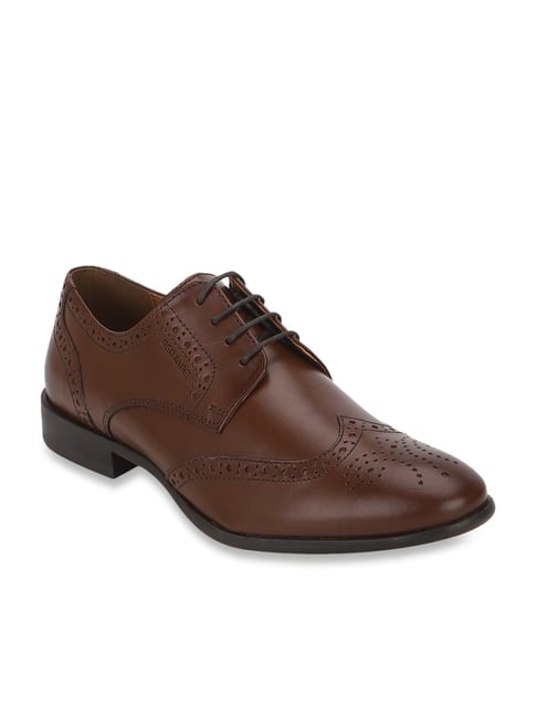 Red Tape Men's Teak Brown Brogue Shoes