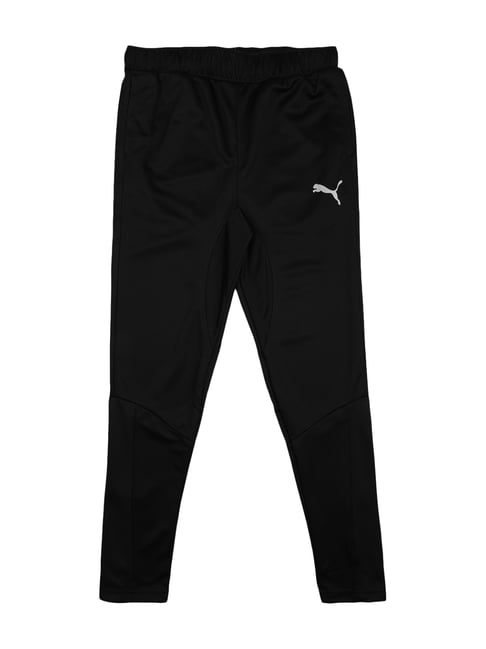 Puma Kids Black Regular Rise Trackpants