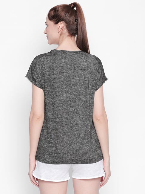 Ajile By Pantaloons Grey Melange Solid Round Neck T Shirt 7060206.htm - Buy  Ajile By Pantaloons Grey Melange Solid Round Neck T Shirt 7060206.htm  online in India