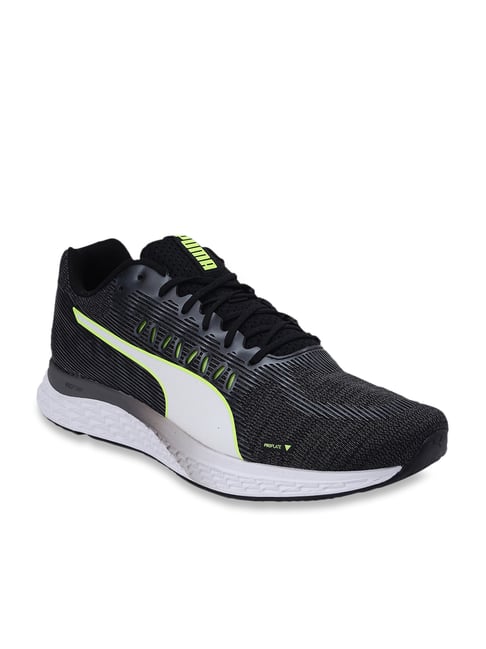 Puma Men's Speed Sutamina Black Running Shoes