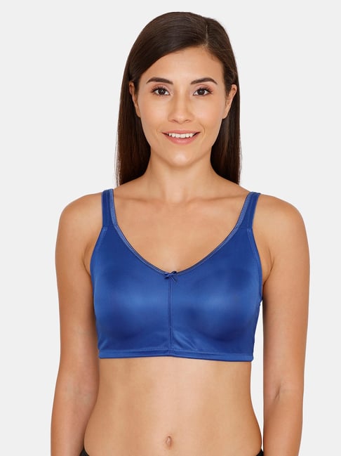 Buy Zivame Blue Non Wired Non Padded Minimizer Bra for Women