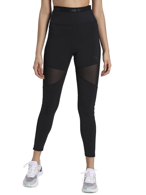 Puma Black Regular Fit Tights