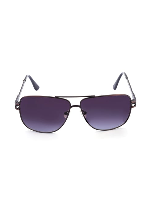 Buy Fastrack M197BR3 Purple Square Sunglasses For Men At Best