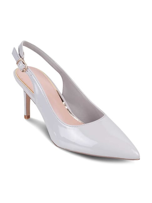 Buy Tresmode Grey Back Strap Stilettos for Women at Best Price