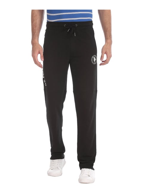 U S Polo Assn U.S. Polo Assn. Black Regular Fit Lounge Pants