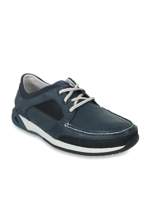 Clarks Ormand Sail Navy Casual Shoes 