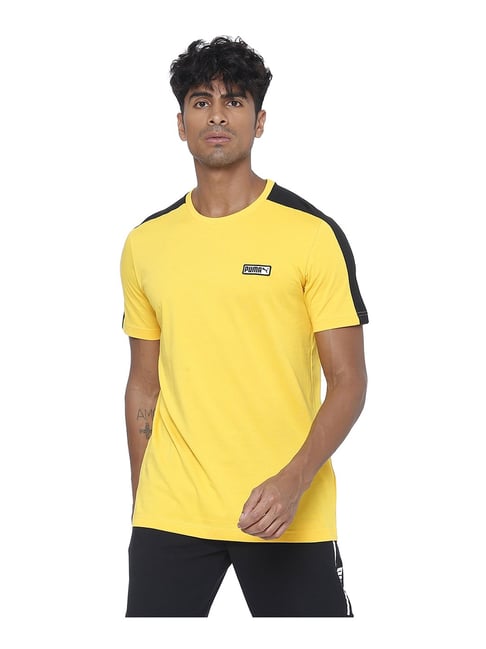 puma yellow shirt