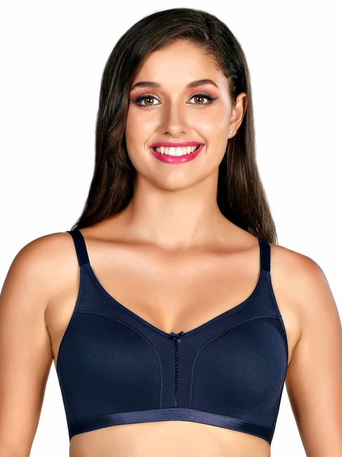 Enamor A029 Jiggle Control Cotton Classic Bra Nonpadded Wirefree Full Coverage Eclipse Price in India