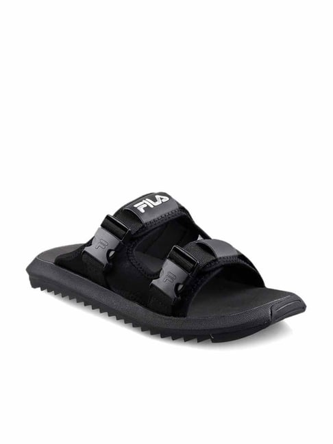 FILA | Black Men's Sandals | YOOX