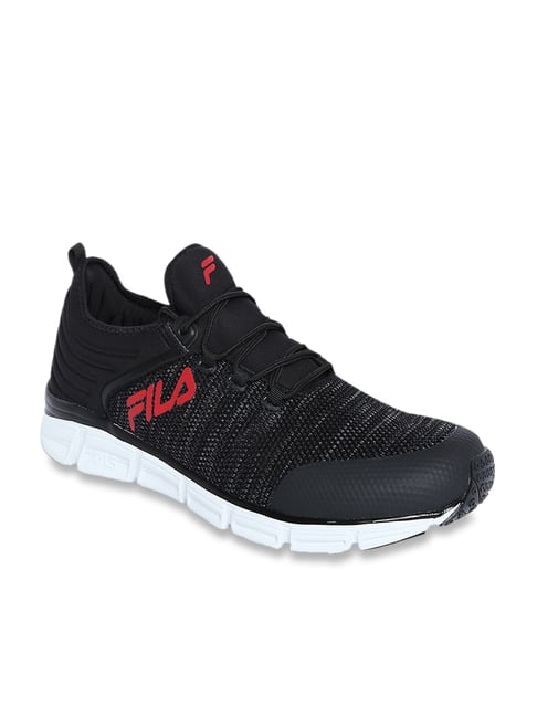 Fila flabbite black store running shoes