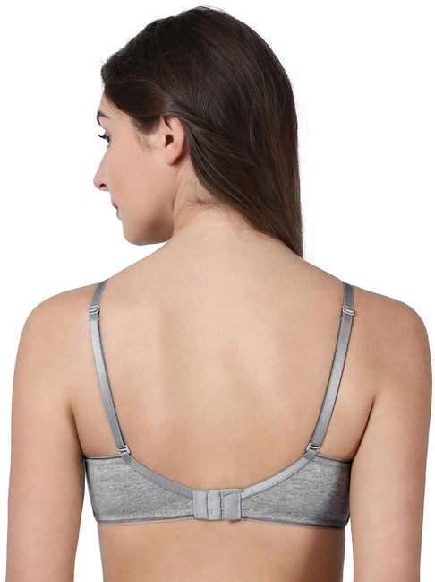 Buy Enamor A028 Lightweight T-Shirt Bra-Padded Medium Coverage-Grey for  Women Online @ Tata CLiQ