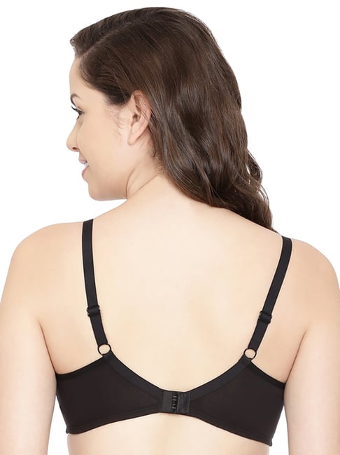 Buy Enamor A017 Balconette T-Shirt Bra-Padded High Coverage-Black for Women  Online @ Tata CLiQ