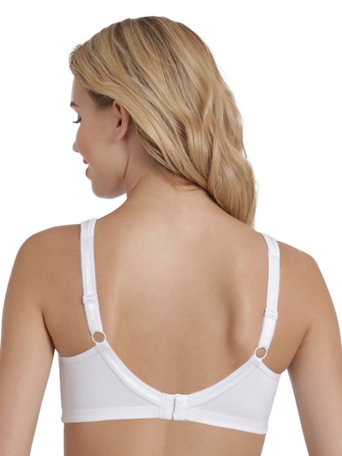 Buy Enamor A112 Smooth Lift Bra-Stretch Non-Padded Full Coverage-White for  Women Online @ Tata CLiQ