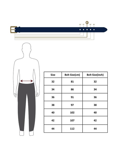 32 waist belt outlet size