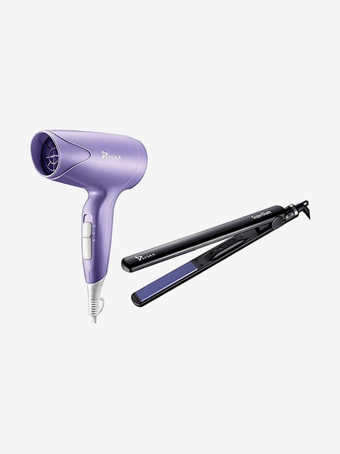 Buy Syska CPF6800 Hair Dryer and Hair Straightener Combo (Purple) Online At  Best Price @ Tata CLiQ