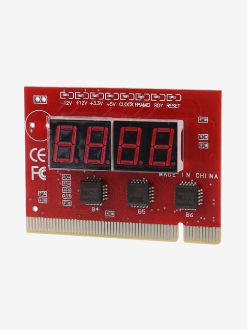 Buy Cables Master 4-digit PC Analyser Diagnostic Card Tester (Red