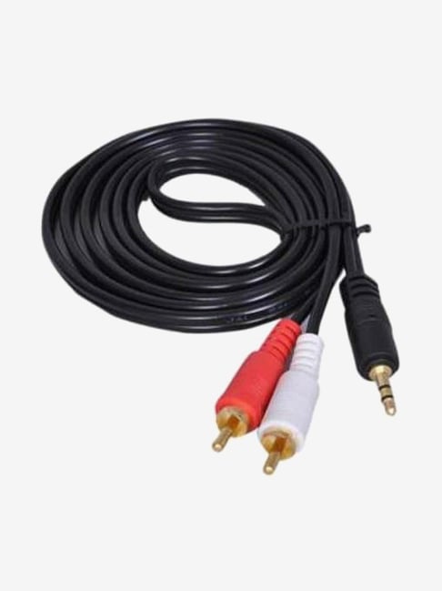 1.2 Meter Black 3 Rca To 3 Rca Audio Video Cable, For TV at Rs 14/piece in  New Delhi