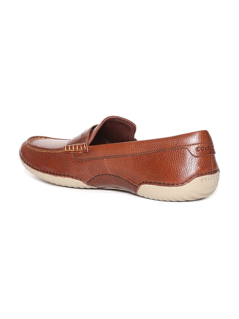 Buy Cole Haan Motogrand Penny Brown Loafers for Men at Best Price
