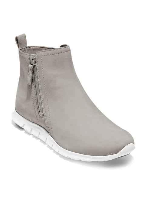 Buy Cole Haan Zerogrand Grey Booties from top Brands at Best