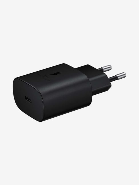 Samsung 25W Fast Charger with Type-C Cable (EP-TA800XBNGIN, Black)