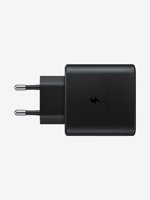 Samsung 45W Fast Charger with Type-C Cable (EP-TA845XBNGIN, Black)