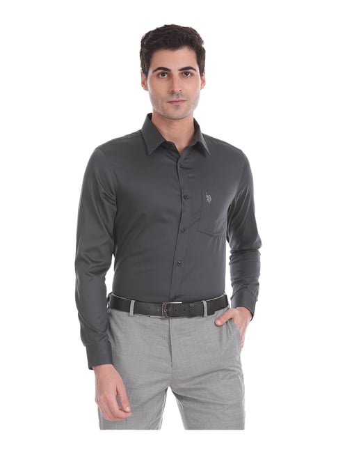 T.T. Lot.118 COWBOY SHIRT / CHARCOAL 14 Taiga Takahashi | Lot.188