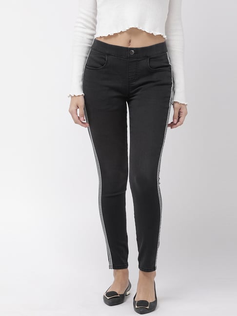 Buy Go Colors! Black Mid Rise Jeggings for Women Online @ Tata CLiQ