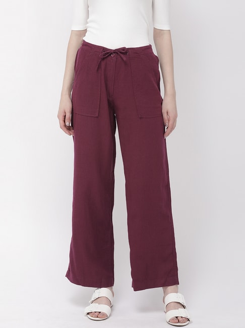Buy Go Colors Women Beige Trousers - Trousers for Women 15410258 | Myntra