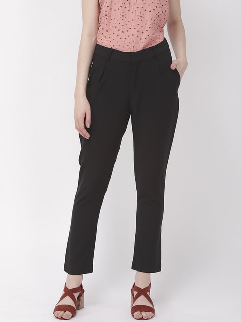 Go Colors Women Slim Fit Trousers Price in India, Full Specifications &  Offers | DTashion.com