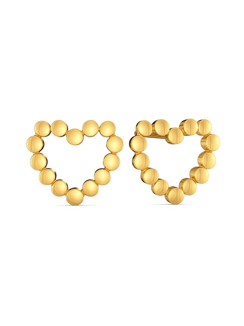 Melorra Dancing Hearts 18 kt Gold Earrings