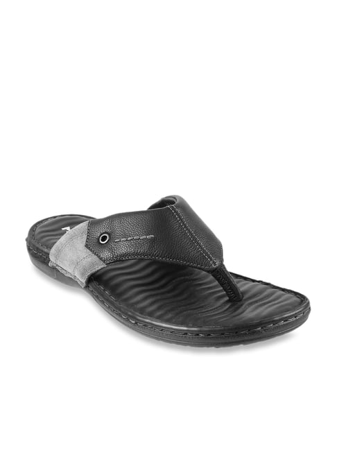 mochi black thong sandals